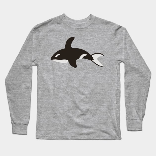 Killer whale Long Sleeve T-Shirt by gremoline